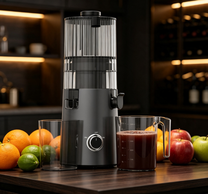 Fresh Smart HJ103 Honest Slow Masticating Juicer sem publicidade, só sumo.