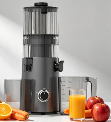 Fresco Smart HJ103 Slow Masticating Juicer 135mm Larga Chute, 200W Motor, livre de BPA, Design fácil de limpar