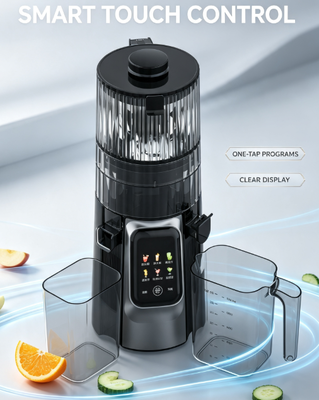 Extractor de sumo silencioso Smart HJ102D fresco, Espremedor de boca larga anti-obstrução reversa