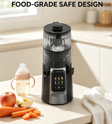 Espremedor Mastigador Lento Inteligente Fresh HJ102D 6 em 1 — Espremedor, Liquidificador, Fabricante de Smoothies e Sorvete