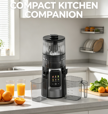 Espremedor Lento HJ102D com Controle por Toque, Máquina de Sorvete e Smoothie