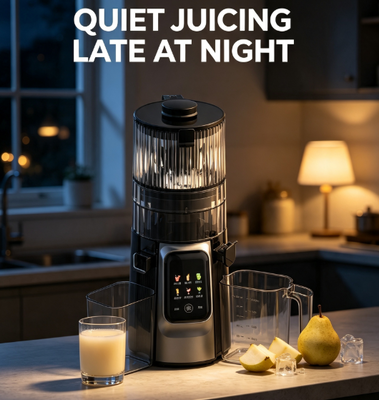 Fresco Smart HJ102D Multi-Mode Slow Masticating Juicer 135mm Chute, motor de 200W, função 6 em 1