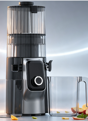 HJ102C Espremedor Lento Multiuso, Extrator de Suco de Boca Grande de 135mm de Alto Rendimento para Família e Cafeteria Leve