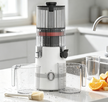 Fresco Smart HJ102B Exprimidor de Mastigação Lenta com Chute de 135mm, Motor de 200W, isento de BPA