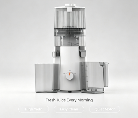 Espremedor Lento HJ102A Fresh Smart — Extrator de Frutas e Vegetais Inteiros