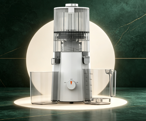 Fresco Smart HJ102A Premium Home Juicer    Large Hopper, operação silenciosa e design fácil de limpar