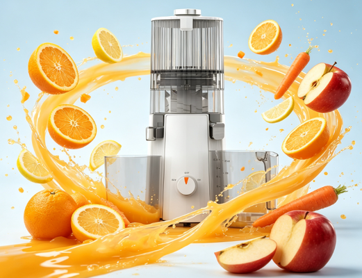 Fresco Smart HJ102A Expeletor de Mastigação Lenta com 135mm Chute, Motor de 200W, livre de BPA