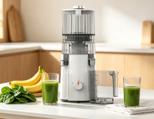 Espremedor Lento HJ102A Smart Fresh sem BPA — Potência de 200W, Abertura de 135mm para Maçãs Inteiras